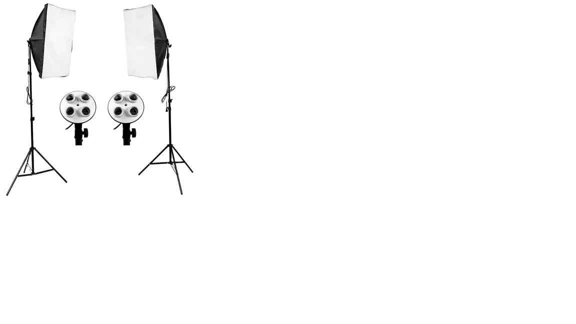 Professional LED Softbox Light Kit
